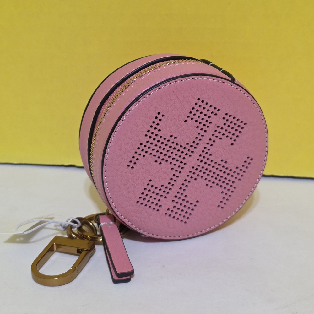 Tory Burch Logo Pouch Key Fob - Picture 5 of 6